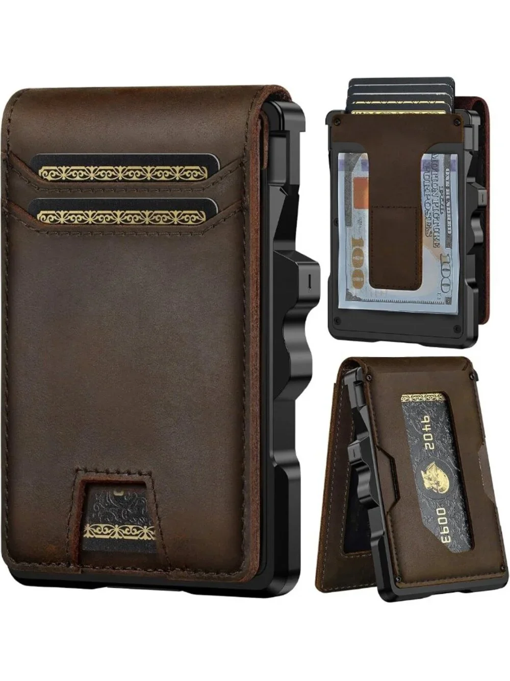 Slim RFID Genuine Leather Wallet for Men | Minimalist Smart Design, Stylish
